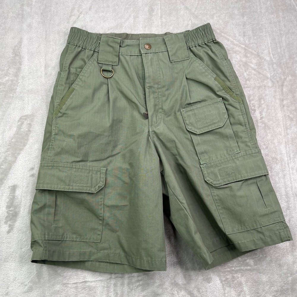 Propper Tactical Green Ripstop Hiking Cargo‎ Shorts Size 28 Army Green